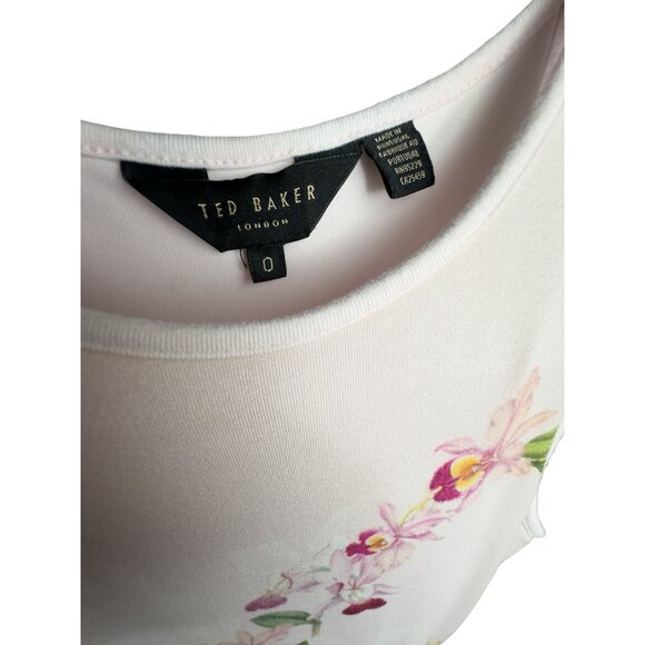 Ted Baker Julee Encyclopedia Floral Midi Dress Size:2 - Picture 5 of 9